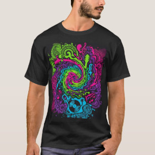 サイケデリックミュージックフェスティバルTシャツ レトロトリッピー Tシャツ