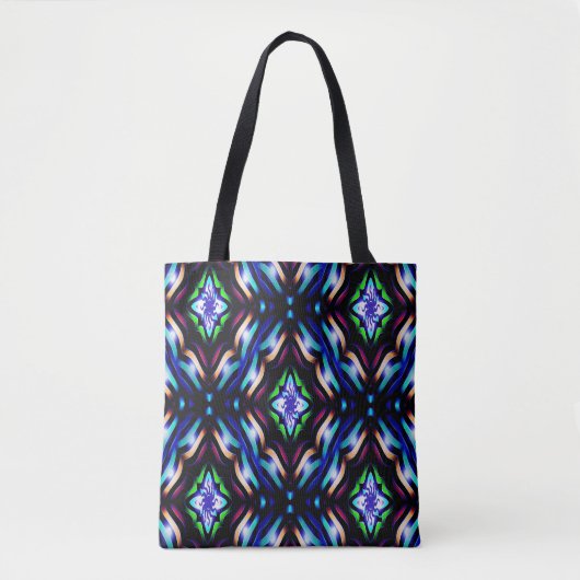 サイケデリックリボン….. トートバッグ (正面)