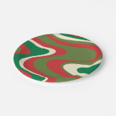 サイケデリックレトロ60s 70s抽象芸術 ペーパープレート (アングル)