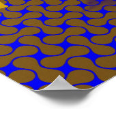 サイケデリックレトロVapeハート ポスター (角)