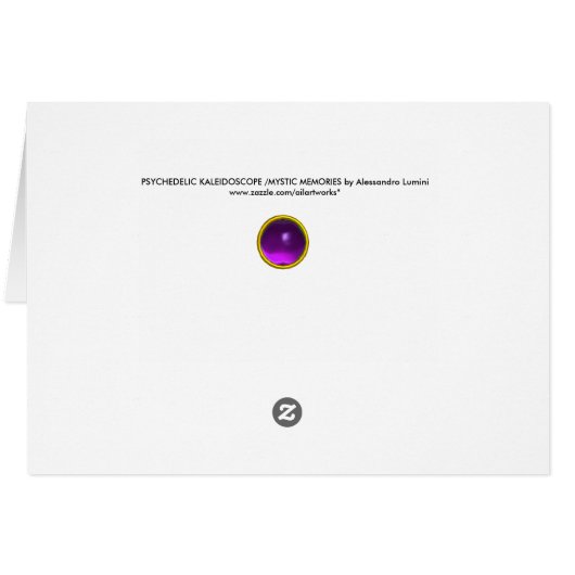 サイケデリック万華鏡のように千変万化するパターン/神秘的な記憶 (裏面横)