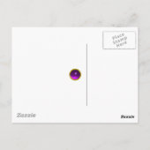 サイケデリック万華鏡のように千変万化するパターン/神秘的な記憶 ポストカード (裏面)