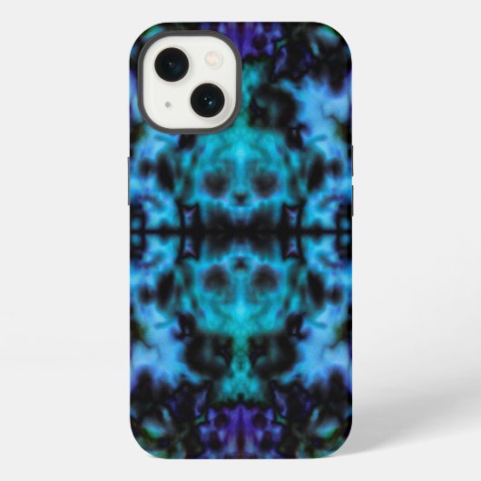 サイケデリック万華鏡模様 iPhoneケース (裏面)