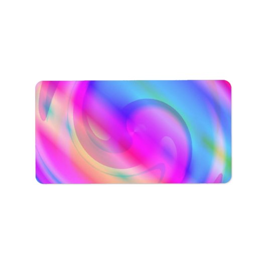 サイケデリック住所 シール (正面)