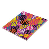 サイケデリック円セラミックタイル タイル (側面)