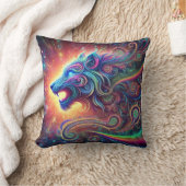 サイケデリック動物 – Galactic Spirit クッション (ブランケット)
