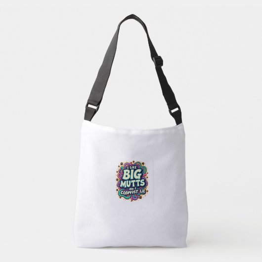 サイケデリック変異 クロスボディバッグ (正面)