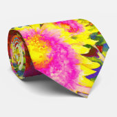 サイケデリック太陽の花 ネクタイ (ロール)