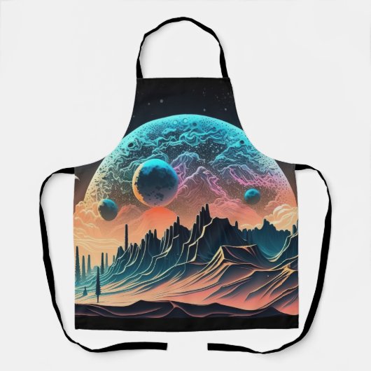 サイケデリック宇宙 エプロン (正面)
