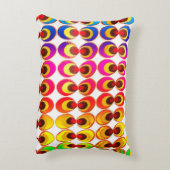 サイケデリック布 アクセントクッション (裏面(縦))