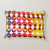 サイケデリック布 アクセントクッション (裏面)