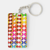 サイケデリック布 キーホルダー (裏面)