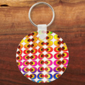 サイケデリック布 キーホルダー (正面)