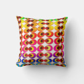 サイケデリック布 クッション (正面)