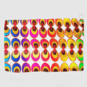 サイケデリック布 ゴルフタオル (横)