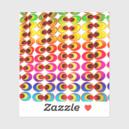 サイケデリック布 シール