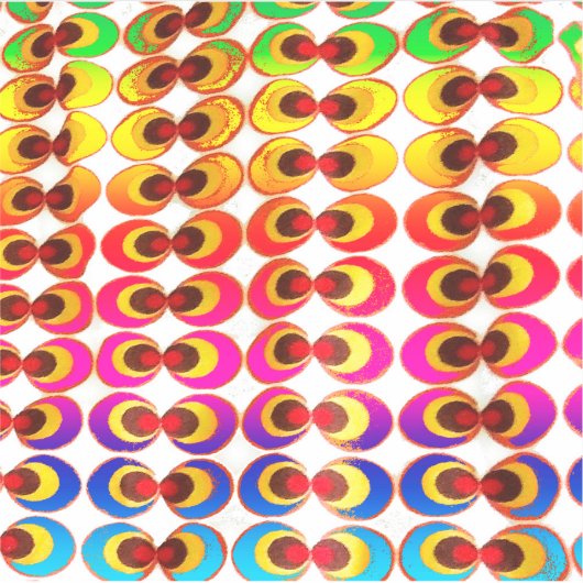 サイケデリック布 シール (正面)