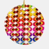 サイケデリック布 セラミックオーナメント (裏面)