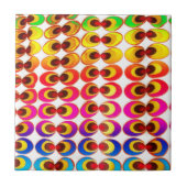 サイケデリック布 タイル (正面)
