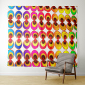 サイケデリック布 タペストリー (インサイチュ(横))