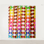 サイケデリック布 タペストリー (正面)