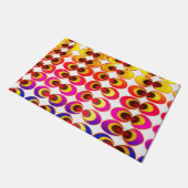 サイケデリック布 ドアマット (アングル)