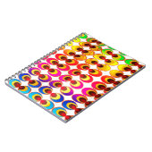 サイケデリック布 ノートブック (左側)