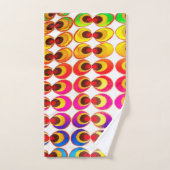 サイケデリック布 バスタオルセット (ハンドタオル)