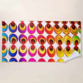 サイケデリック布 ビーチタオル