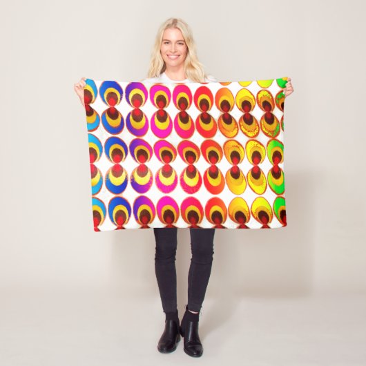 サイケデリック布 フリースブランケット (インサイチュ)