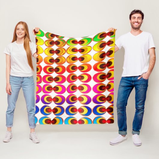 サイケデリック布 フリースブランケット (インサイチュ)