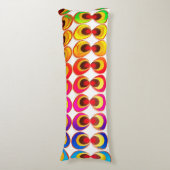 サイケデリック布 ボディピロー (正面縦)