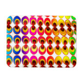 サイケデリック布 マグネット (横)