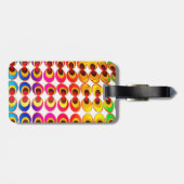サイケデリック布 ラゲッジタグ (裏面横)