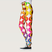 サイケデリック布 レギンス (左)