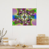 サイケデリック庭2 ポスター (キッチン)