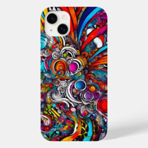 サイケデリック抽象デザイン Case-Mate iPhone 14 PLUSケース