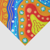 サイケデリック抽象芸術ティッシュペーパー 薄葉紙 (詳細)