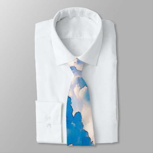 サイケデリック抽象芸術飛んでいる熱気球 ネクタイ (タイ)