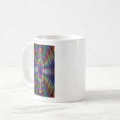 サイケデリック抽象芸術 コーヒーマグカップ (正面左)