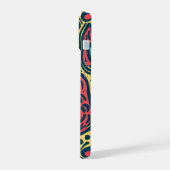 サイケデリック抽象芸術 iPhone 15ケース (左側面)