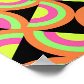 サイケデリック方形 ポスター (角)