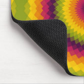 サイケデリック日が差すこと マウスパッド (コーナー)