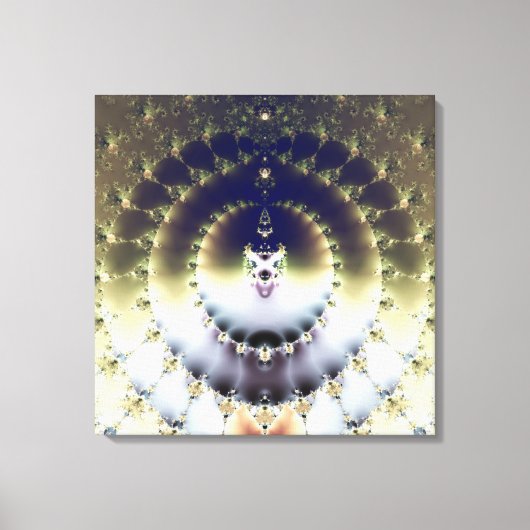 サイケデリック日 キャンバスプリント (正面)