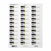 サイケデリック日 ラベル (フルシート)