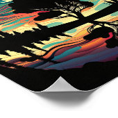 サイケデリック景 ポスター (角)