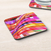 サイケデリック正方形 コースター (左側)