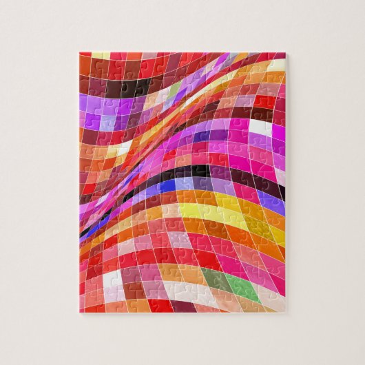 サイケデリック正方形 ジグソーパズル (縦)