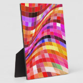 サイケデリック正方形 フォトプラーク (側面)