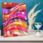 サイケデリック正方形 フォトプラーク (側面)